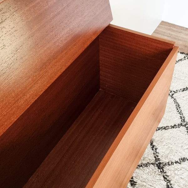 Vintage Modernist Teak Storage Chest