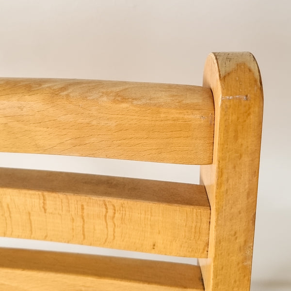 Vintage Wood Folding Chairs - Set of 3