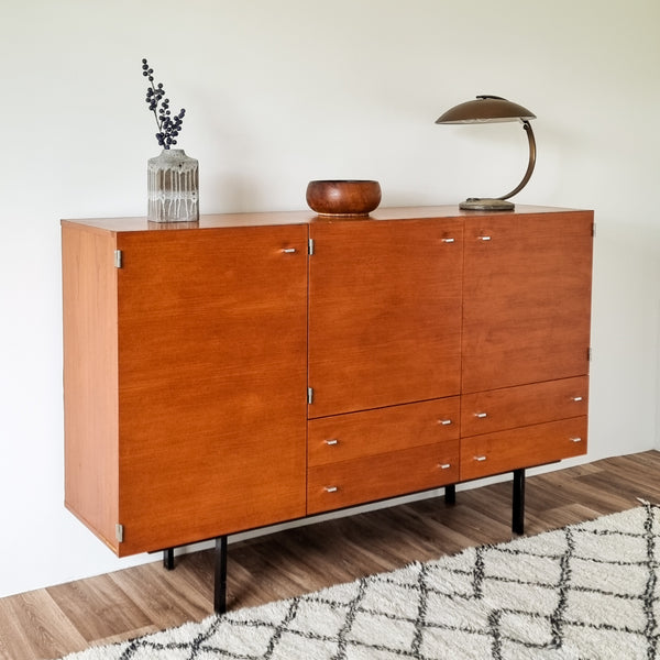 Pierre Guariche for Meurop Highboard Model "1894" in Teak