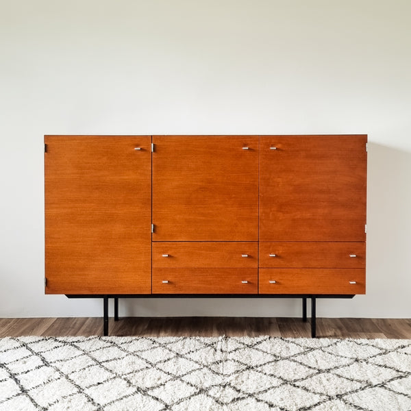 Pierre Guariche for Meurop Highboard Model "1894" in Teak