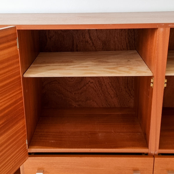Pierre Guariche for Meurop Highboard Model "1894" in Teak