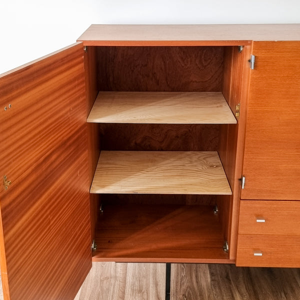 Pierre Guariche for Meurop Highboard Model "1894" in Teak