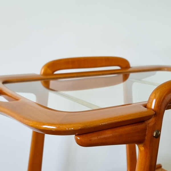 RESERVED Italian Style Wooden Bar Cart