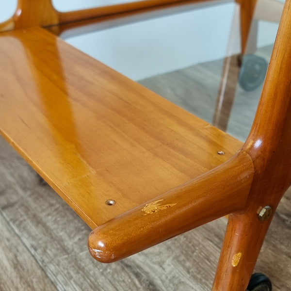 RESERVED Italian Style Wooden Bar Cart
