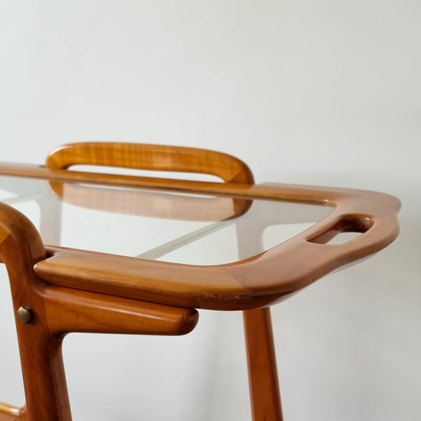 RESERVED Italian Style Wooden Bar Cart