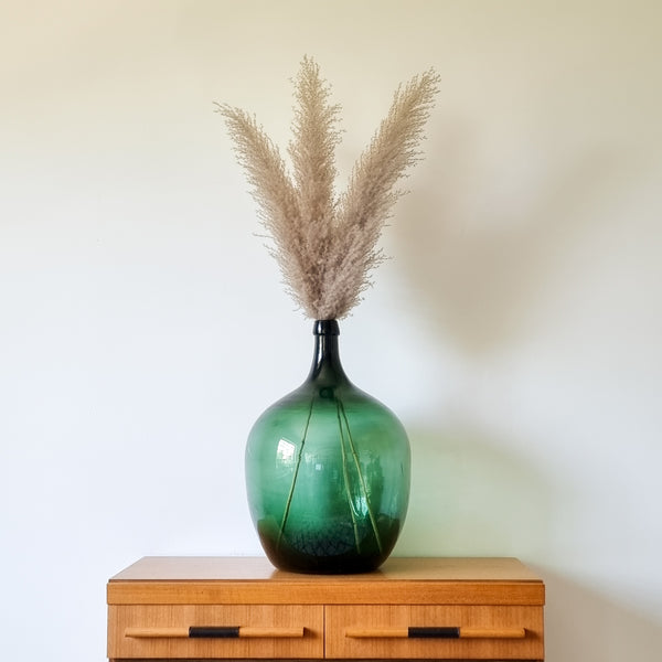 Emerald Green Dame Jeanne Demijohn Vase