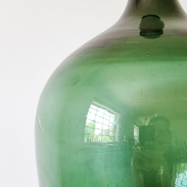 Emerald Green Dame Jeanne Demijohn Vase