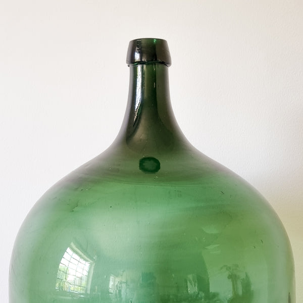Emerald Green Dame Jeanne Demijohn Vase
