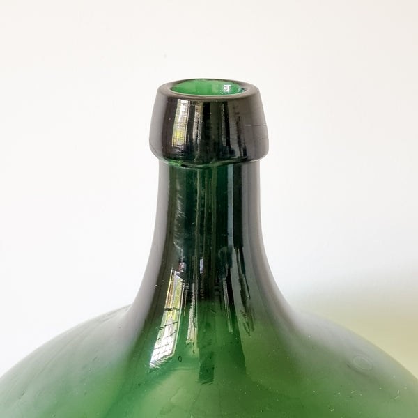 Emerald Green Dame Jeanne Demijohn Vase