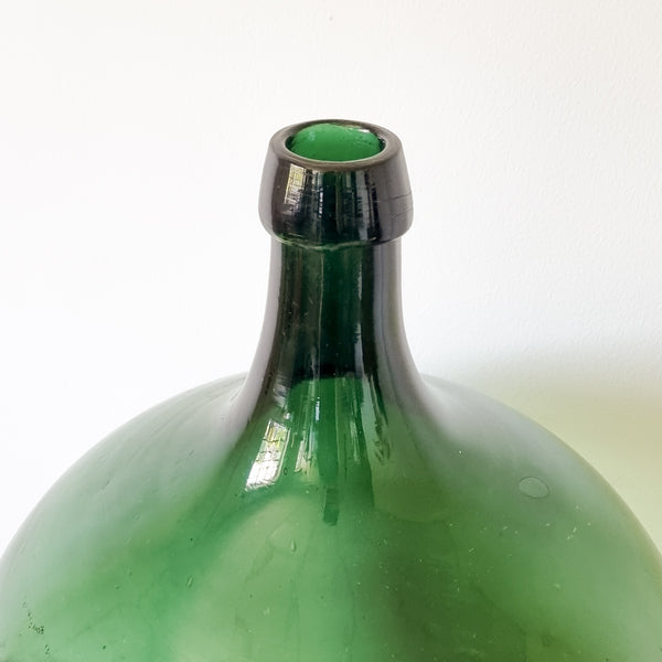Emerald Green Dame Jeanne Demijohn Vase