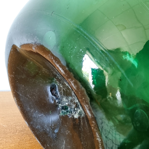 Emerald Green Dame Jeanne Demijohn Vase