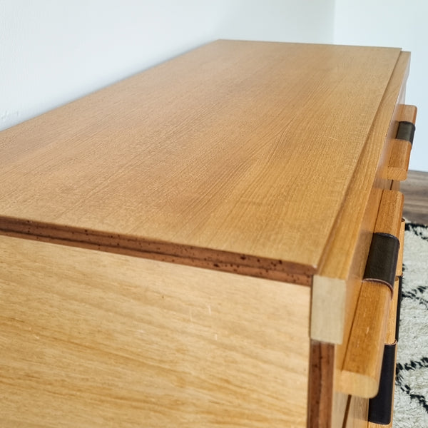 Vintage 70s Handcrafted Entrance Cabinet