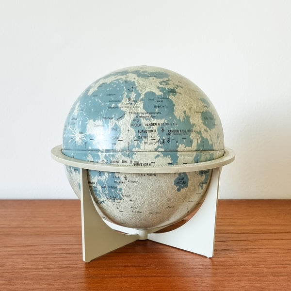 "La Lune" Vintage Tin Replogle Moon Globe