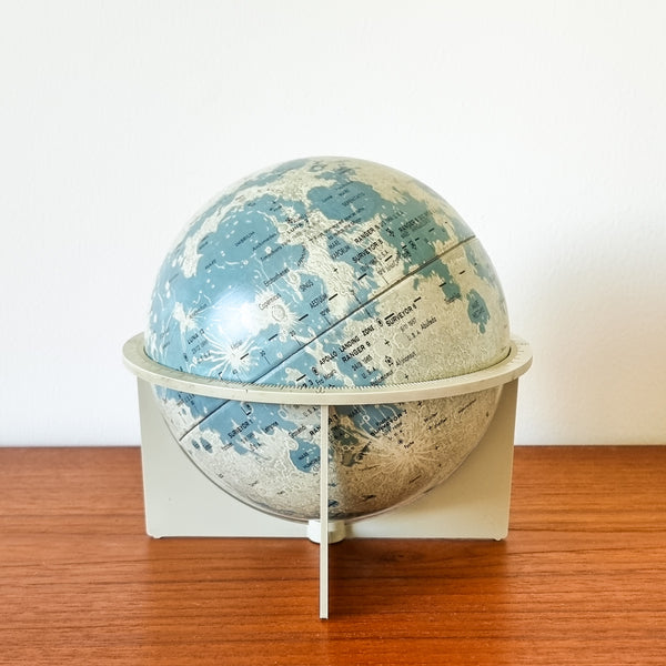 "La Lune" Vintage Tin Replogle Moon Globe