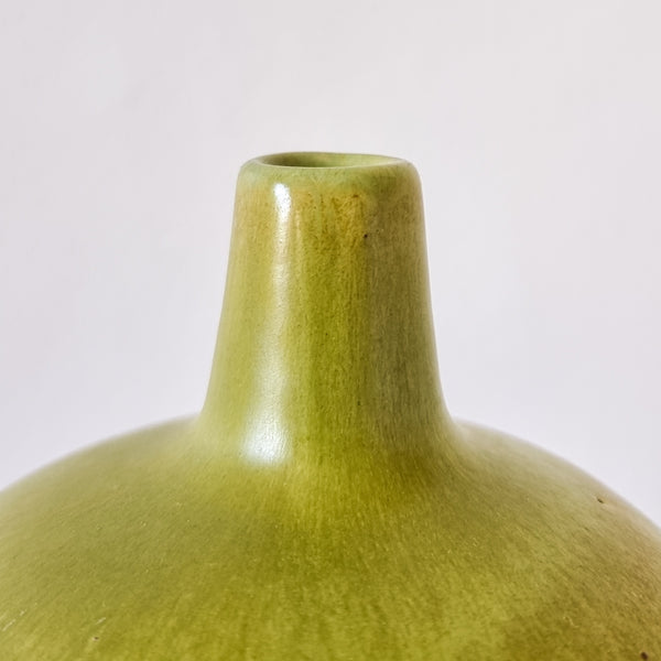 Mid-century Lime Green Vase