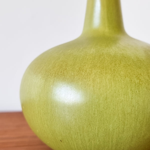 Mid-century Lime Green Vase