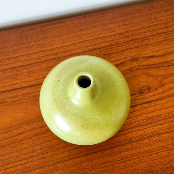 Mid-century Lime Green Vase