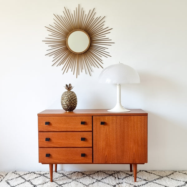 Vintage Gold Sunburst Mirror
