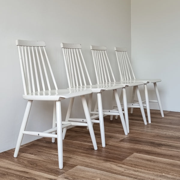 Ikea Stockholm Tapiovaara Inspired Dining Chairs  - set of 4