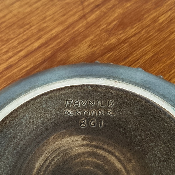 Large Danish Ceramic Centerpiece Bowl by Ravnild