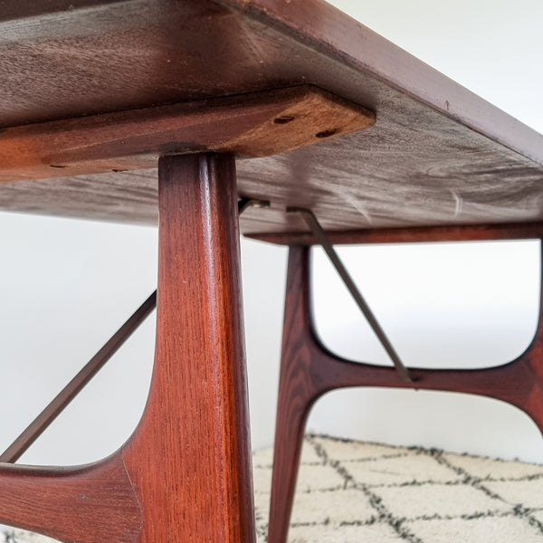 Swedish Mid-Century Coffee Table Westbergs Mobler Tranas