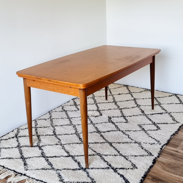 Vintage Dining Table with Extra Long Extention