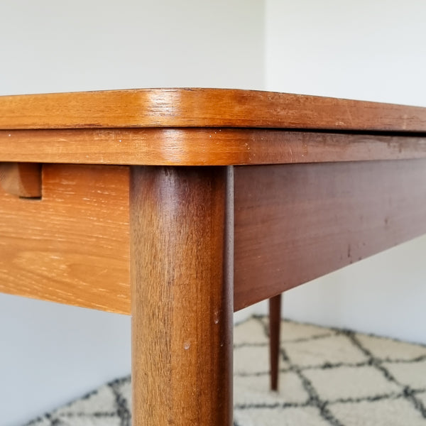 Vintage Dining Table with Extra Long Extention