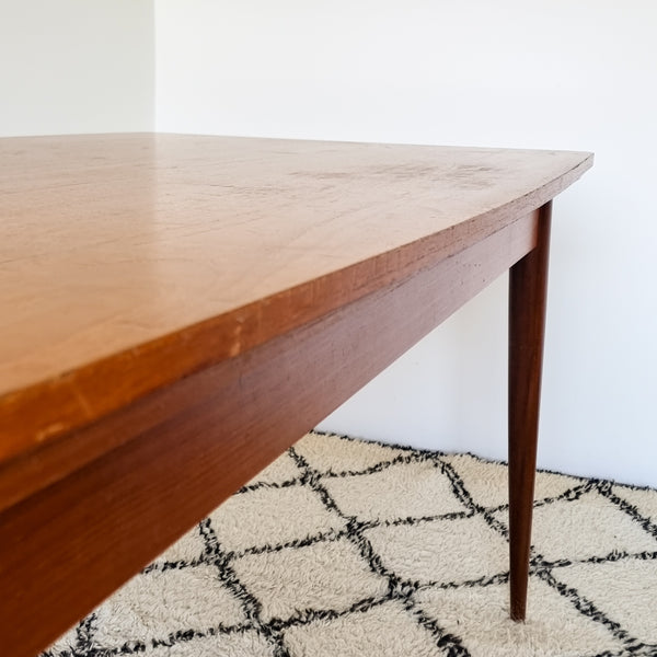 Vintage Dining Table with Extra Long Extention