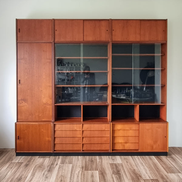 Mid-century Library Modular Shelving Unit