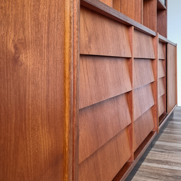 Mid-century Library Modular Shelving Unit