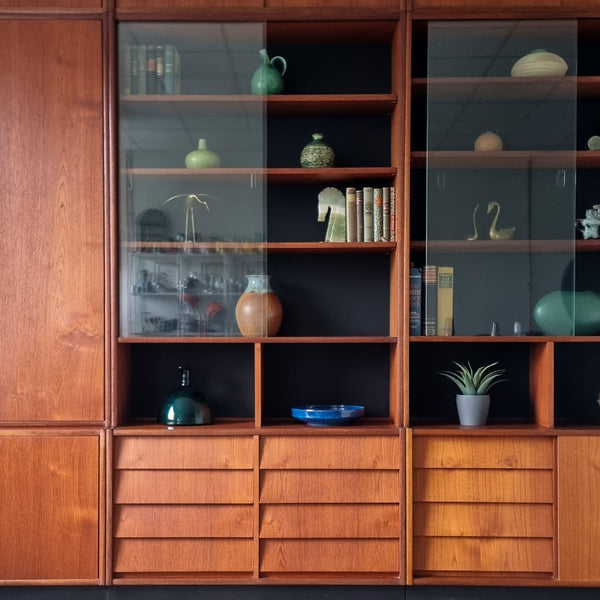 Mid-century Library Modular Shelving Unit