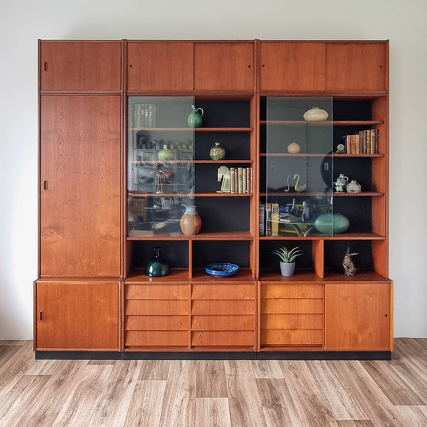 Mid-century Library Modular Shelving Unit
