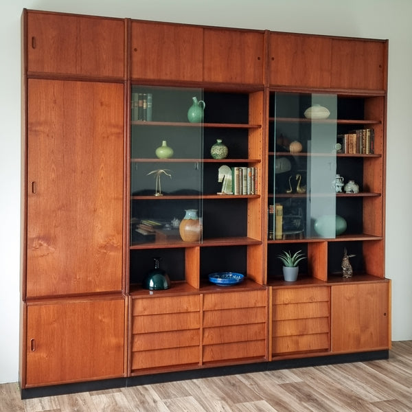 Mid-century Library Modular Shelving Unit