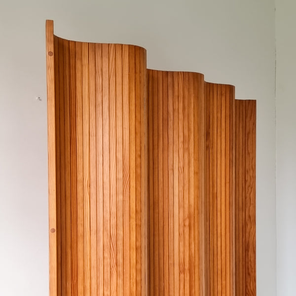 1980's Tambour Room Divider
