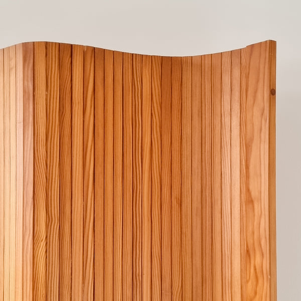 1980's Tambour Room Divider