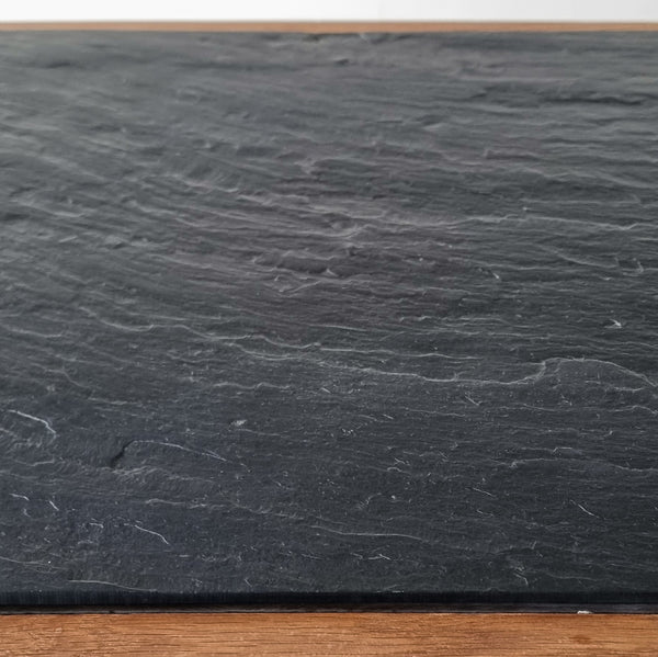 Oak and Slate Coffee Table