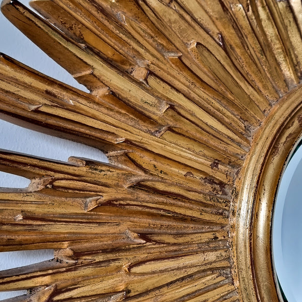 Majestic Regency Sunburst Mirror 1970s