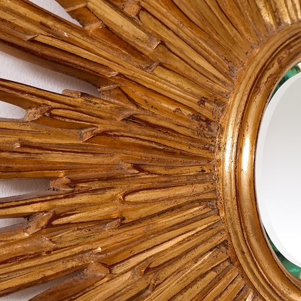Majestic Regency Sunburst Mirror 1970s