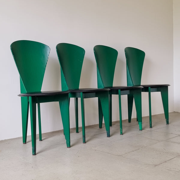 Calligaris Post-Modern Dining Chairs - Set of 4
