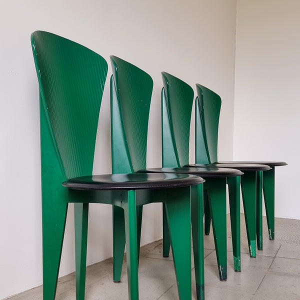 Calligaris Post-Modern Dining Chairs - Set of 4