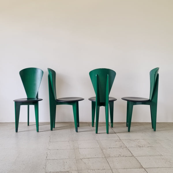 Calligaris Post-Modern Dining Chairs - Set of 4