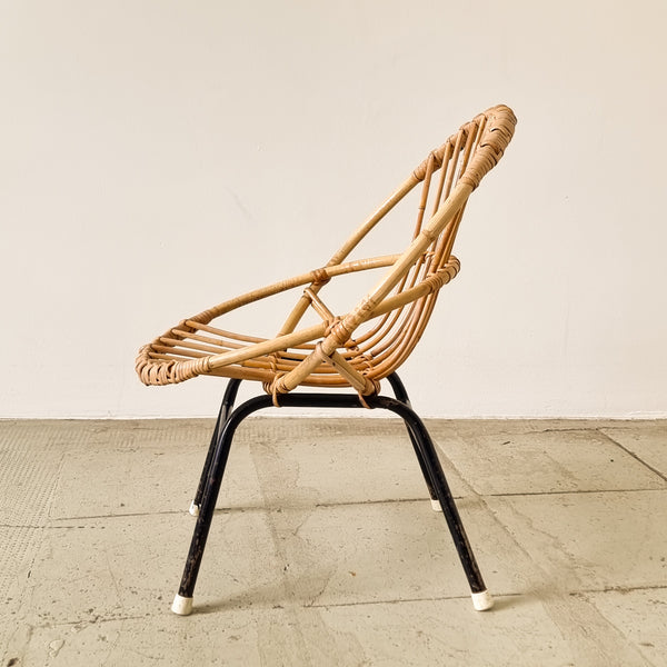Children's rattan lounge chair