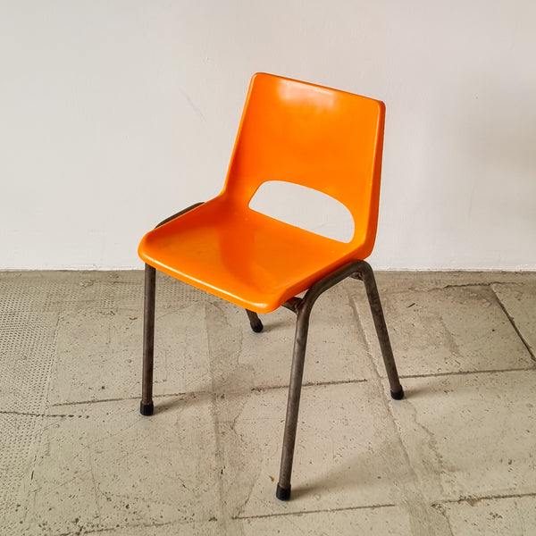 70s Orange Children's Chair