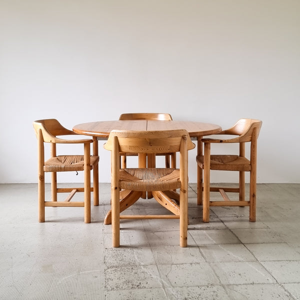 Pine Wood Dining Chairs by Rainer Daumiller - Set of 4