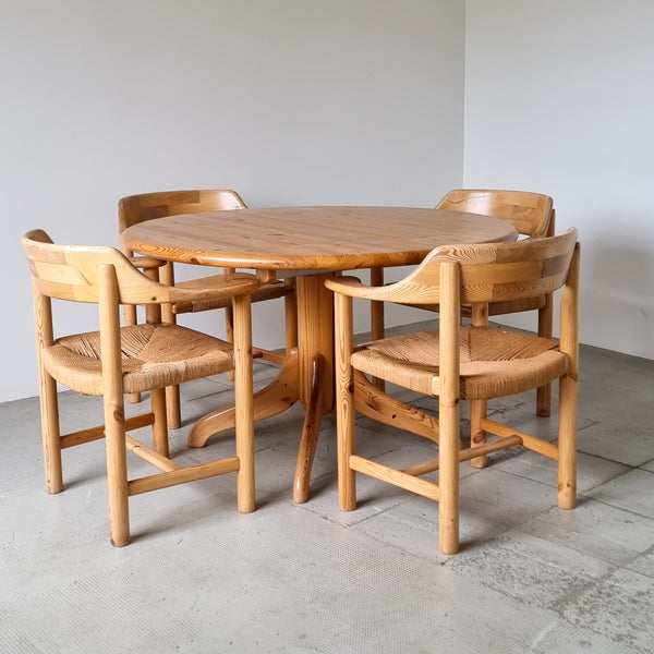 Pine Wood Dining Chairs by Rainer Daumiller - Set of 4