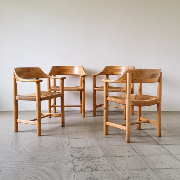 Pine Wood Dining Chairs by Rainer Daumiller - Set of 4