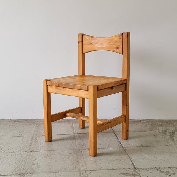 Ilmari Tapiovaara Hongisto Pine Wood Dining Chairs and Stool