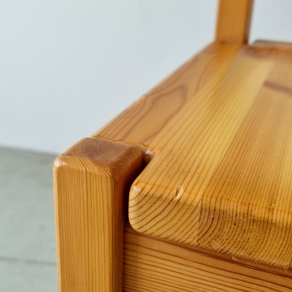 Ilmari Tapiovaara Hongisto Pine Wood Dining Chairs and Stool