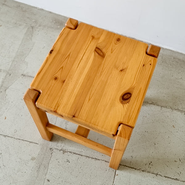 Ilmari Tapiovaara Hongisto Pine Wood Dining Chairs and Stool