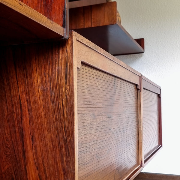 Rosewood Wall System Gianfranco Frattini for Bernini